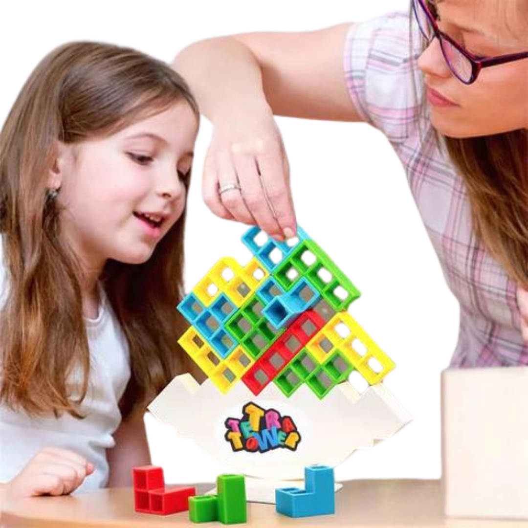 TetraTower | Construisez et équilibrez ! - Jeu d'empilement Tetris