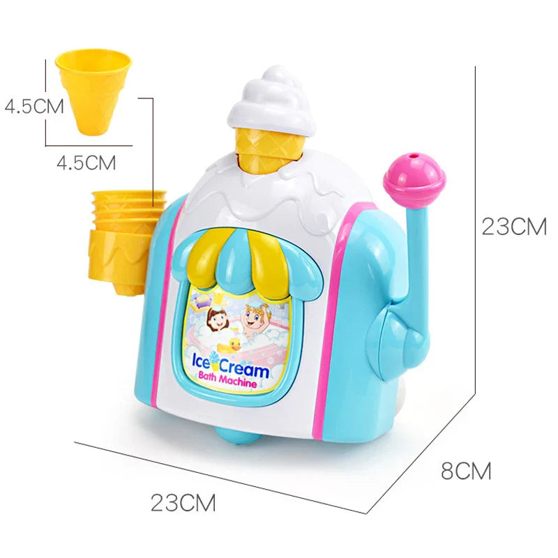 BubbleCream | Bolle Magiche - Macchina Automatica per Bolle di Gelato per Bambini