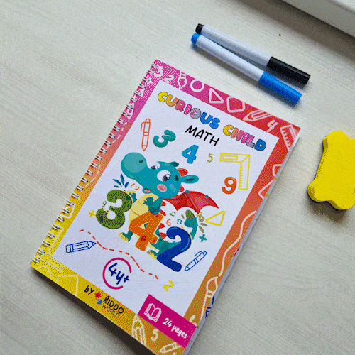 CuriousMath | Lekfullt räkna - Pedagogisk matematikbok för unga upptäckare