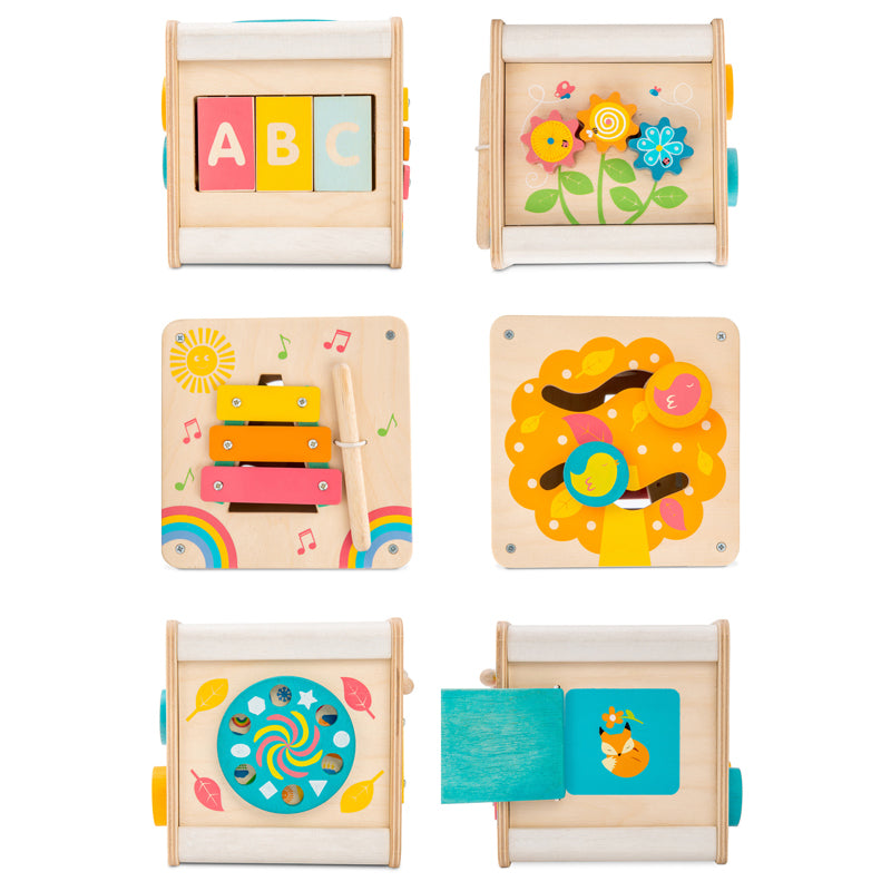 EcoToys Cube d'Aventures Coloré | Découvrez un Plaisir de Jeu Infini - Jouet Multifonctionnel pour Enfants