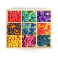 Thumbnail for EcoToys Mandalora Set | Entfessle die Kreativität deines Kindes – 324 Teile Holz Mandala Teile