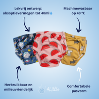 Thumbnail for Potty Trainingsluiers | 6-laags herbruikbare broekjes 2+ – Maak zindelijkheidstraining eenvoudig en leuk 2