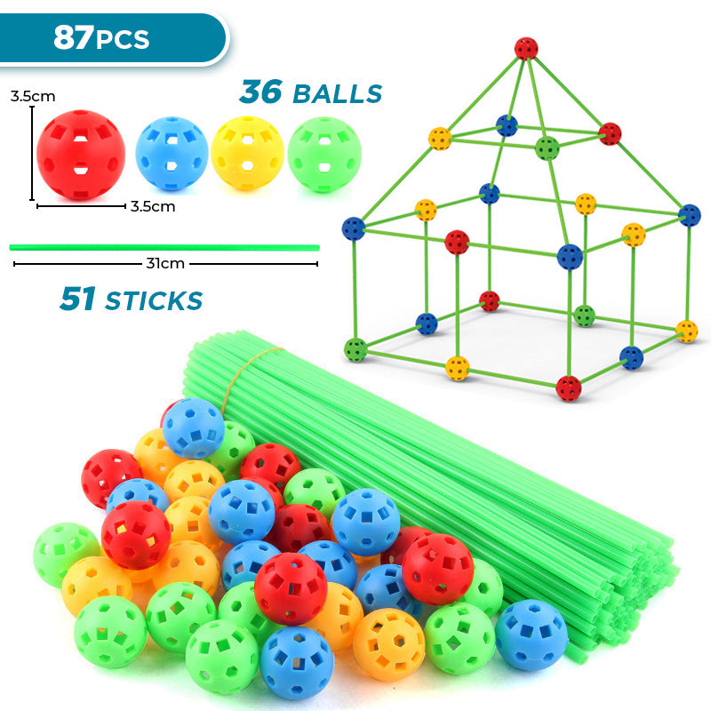 CastleCraft | Bau deine eigene Festung - Kreatives Kinderspielzeug