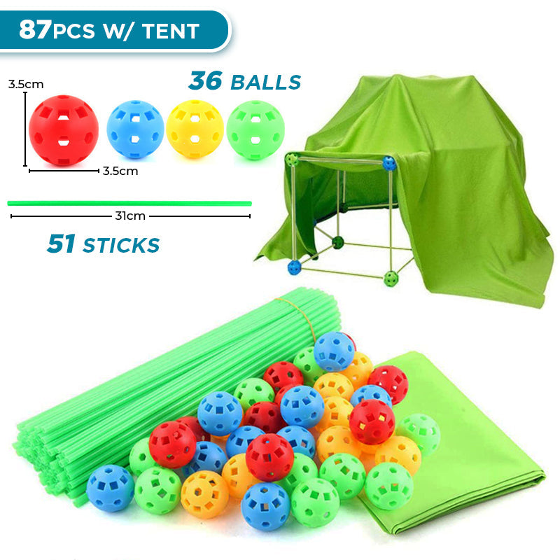 CastleCraft | Bau deine eigene Festung - Kreatives Kinderspielzeug