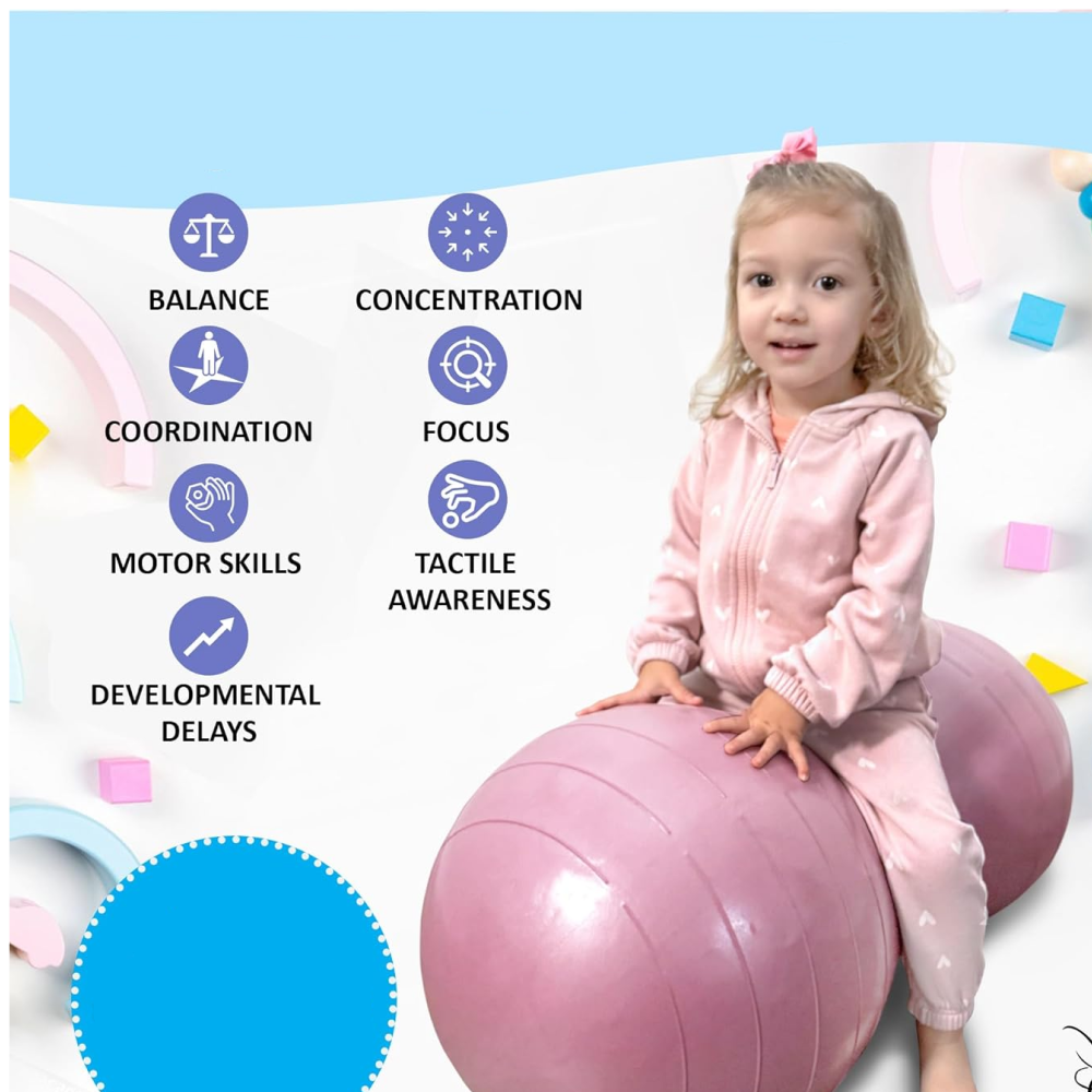 Meex Sensory Piłka Orzechowa | Równowaga i Relaksacja - Terapia Dziecięca Bal