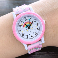Thumbnail for Regenboog Kinderhorloge met Siliconen Band – Leer Klokkijken in Kleurrijk Design voor Kinderen 2