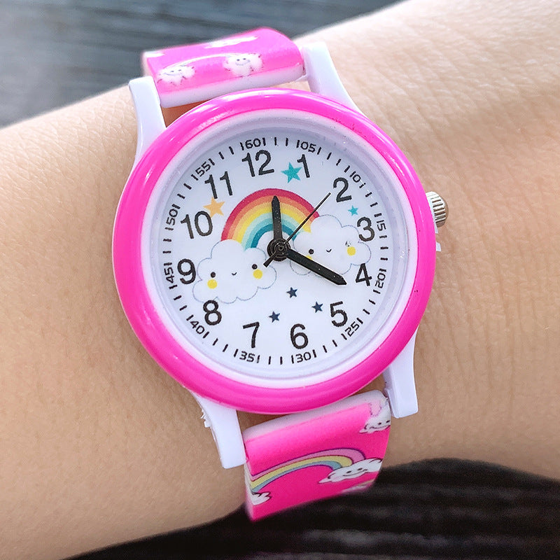Regenboog Kinderhorloge met Siliconen Band – Leer Klokkijken in Kleurrijk Design voor Kinderen 3