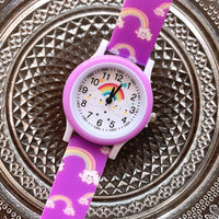 Thumbnail for Regenboog Kinderhorloge met Siliconen Band – Leer Klokkijken in Kleurrijk Design voor Kinderen 4