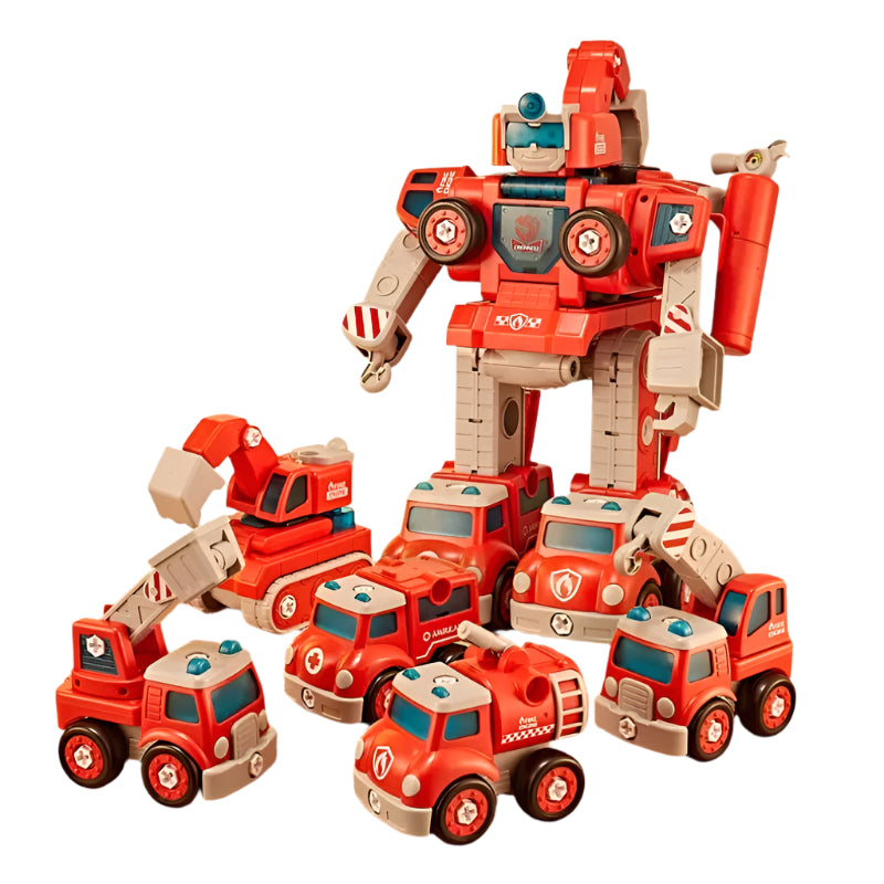 MechaBots Rettungsteam | Abenteuerlicher Bau-Spaß für Kinder - Kreatives Spielen mit Baustellenfahrzeugen