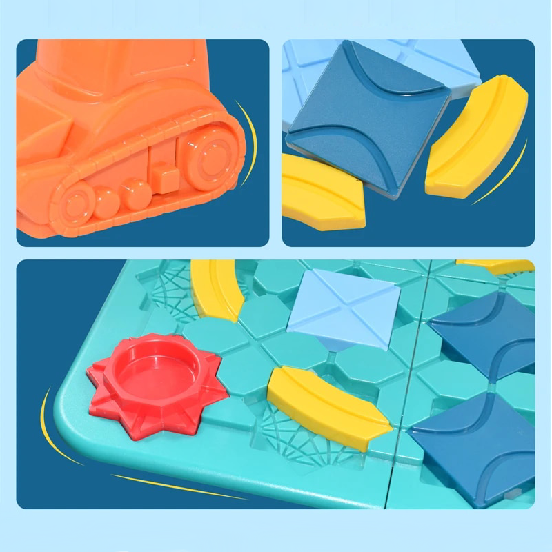 LogiMaze Bord | Estimule a criatividade e o pensamento lógico - Jogo de puzzle Montessori
