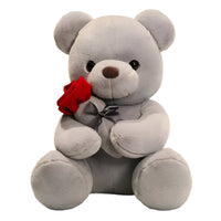 Thumbnail for RoseBear Knuffelbeer | 3-in-1 Teddybeer met Rozen, 23-45 cm – Een liefdevol symbool van genegenheid 2