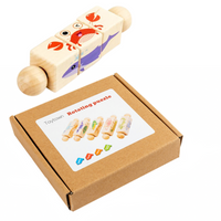 Thumbnail for Ecotoys BellJoy | Explorez le monde - Jouet hochet en bois pour bébé pour le développement de la dextérité manuelle