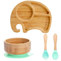 Thumbnail for BambooGuard | Sicuro e Ecologico per Mangiare - Set di Piatti per Bambini con Ventosa