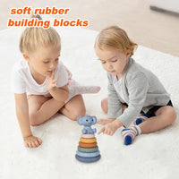 Thumbnail for Soft Stacker | Spielerisch entdecken - Montessori Stapelringe für Babys