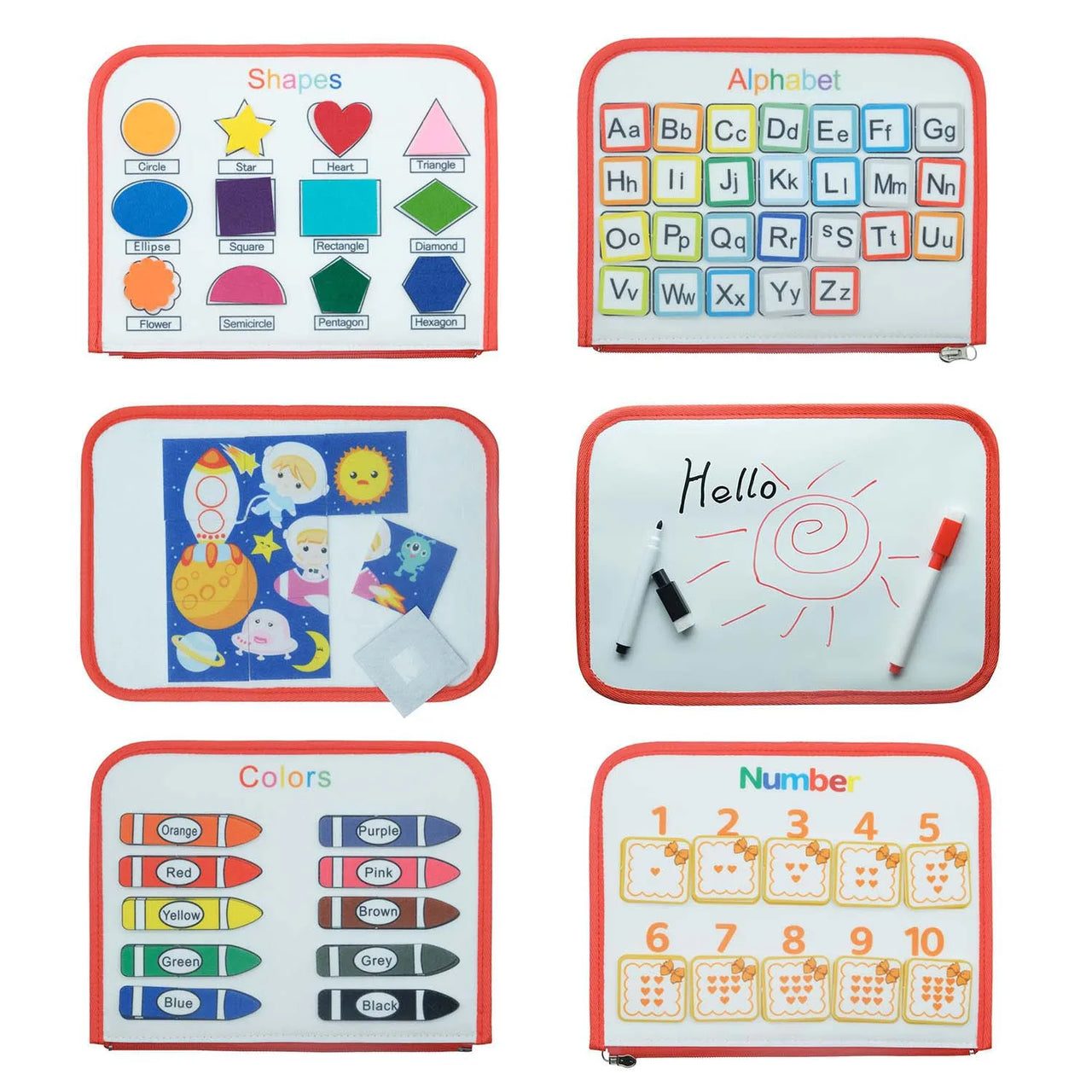 Tabuleiro de Viagem Montessori | Desenvolver Competências Básicas - Brinquedo Educativo para Crianças