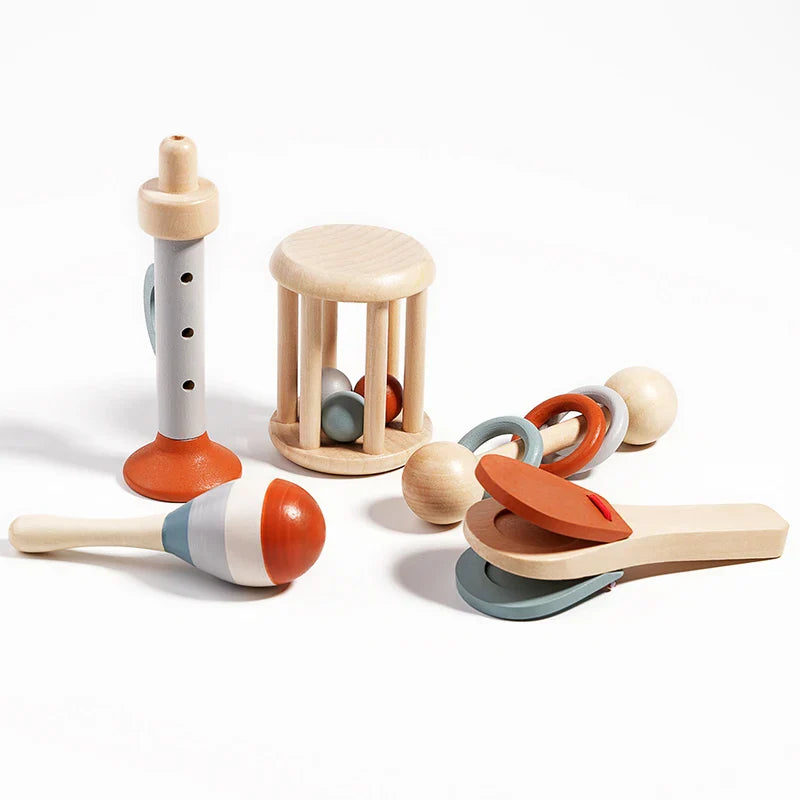 MelodyMates | Musikalische Entdeckungen - Educatives Musikinstrumente-Set für Babys und Kleinkinder