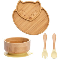 Thumbnail for BambooGuard | Sicuro e Ecologico per Mangiare - Set di Piatti per Bambini con Ventosa