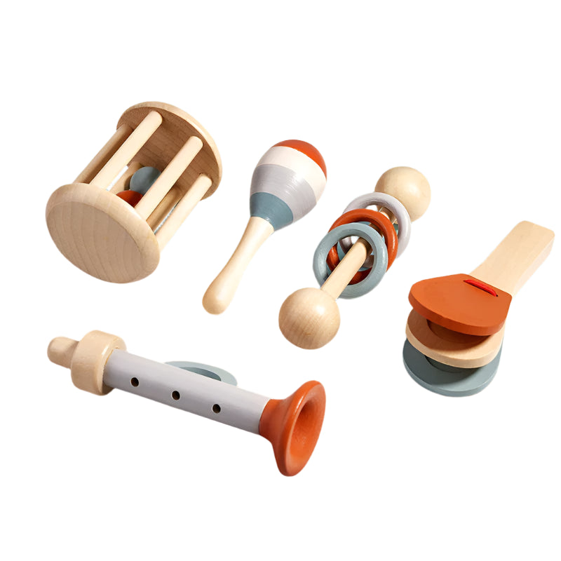 MelodyMates | Musikalische Entdeckungen - Educatives Musikinstrumente-Set für Babys und Kleinkinder