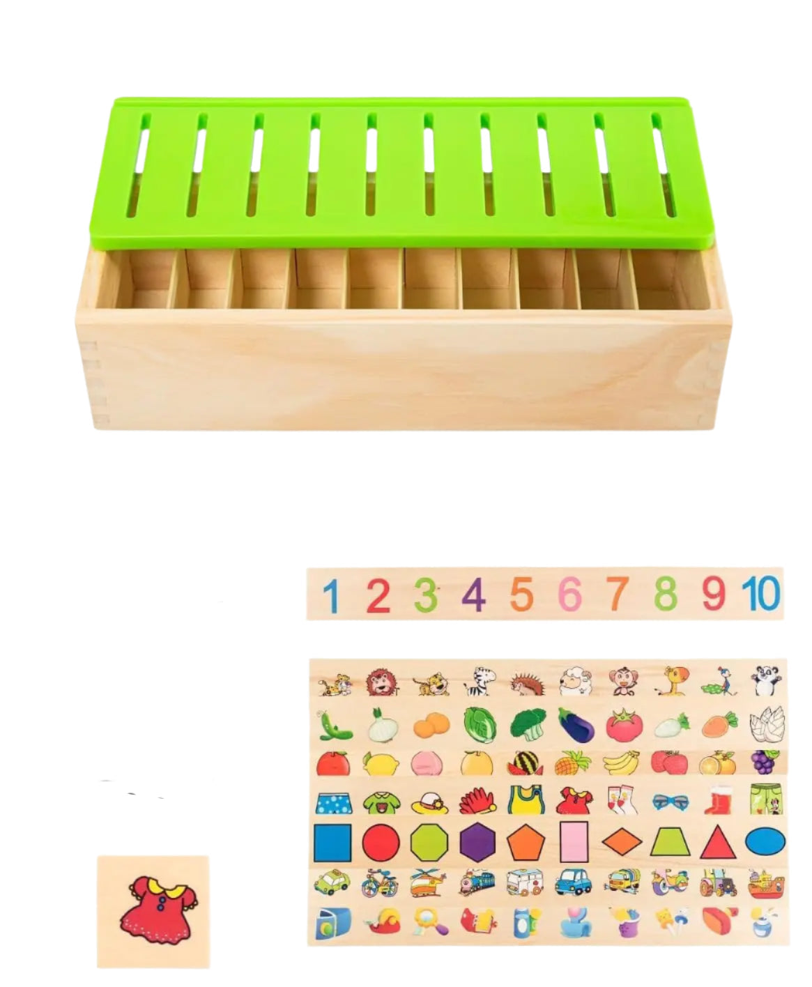 SortSmart | Leren en spelen - Montessori sorteerspel en stapelpuzzel voor kinderen