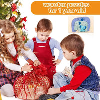 Thumbnail for WildPuzzle | Divertimento animale - Puzzle Montessori in legno con animali