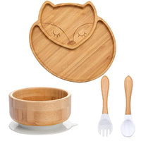 Thumbnail for BambooGuard | Sicuro e Ecologico per Mangiare - Set di Piatti per Bambini con Ventosa