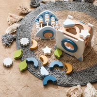 Thumbnail for EcoToys SpaceBlocks | Educatie en Plezier - Houten Raket Blokken Set