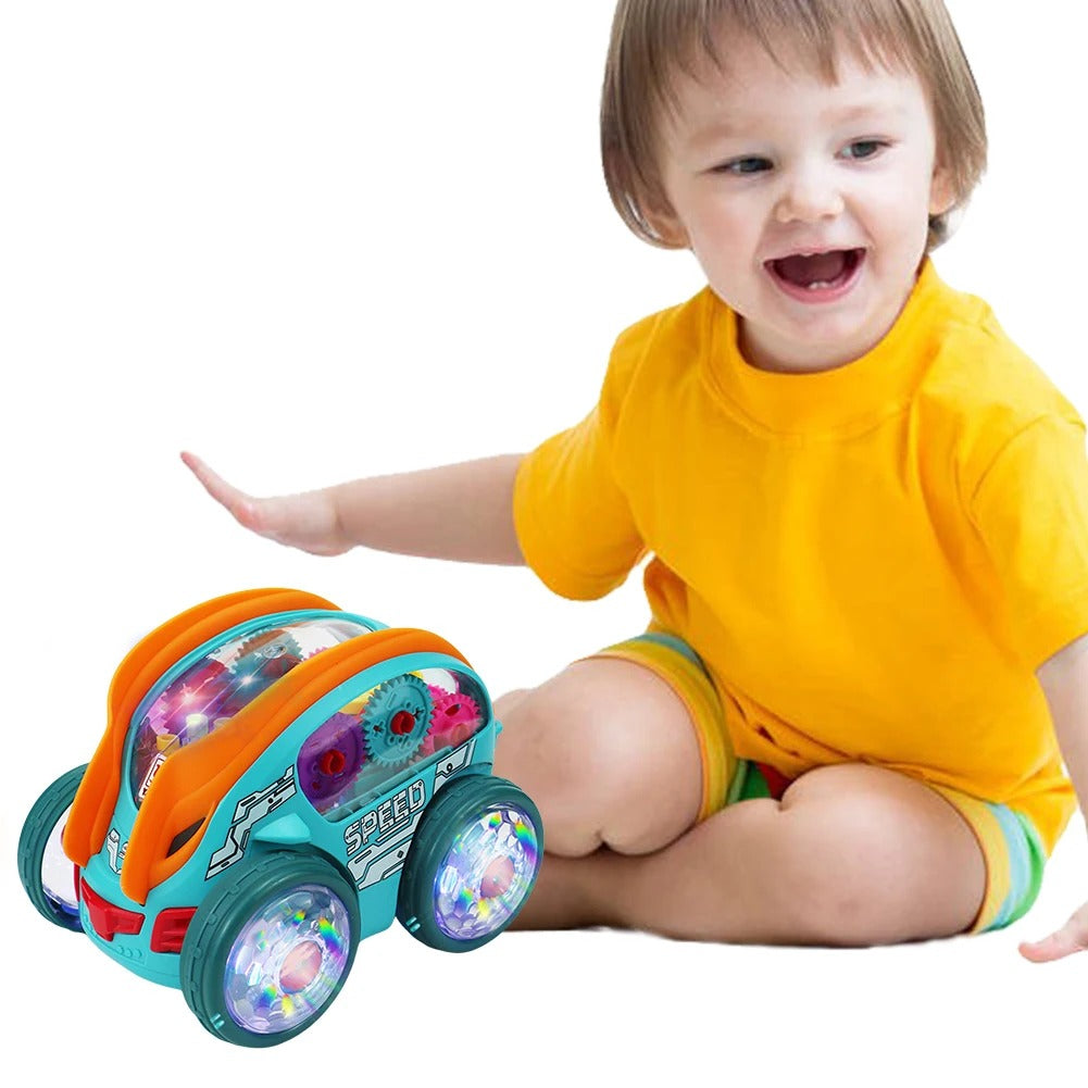 SpinRacer | Spettacolare divertimento acrobatico - Auto stunt elettrica con luci LED e musica