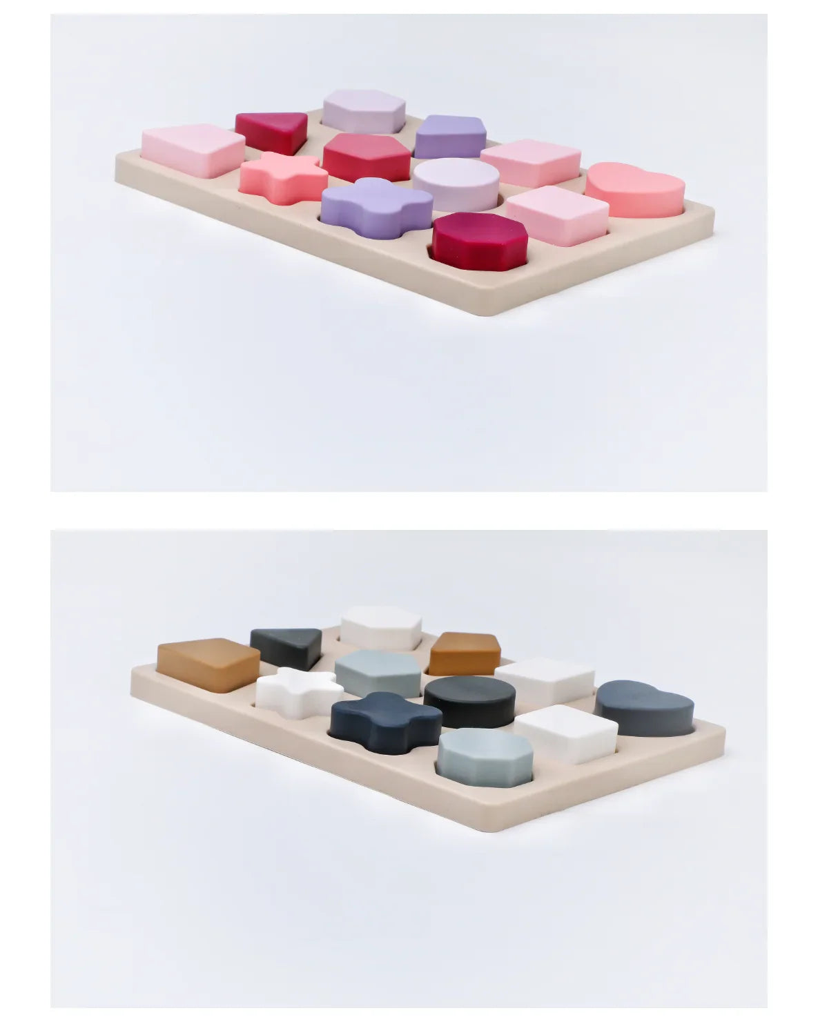 FlexiVorm | Zacht en leerzaam - Siliconen Montessori puzzel voor vormen en kleuren