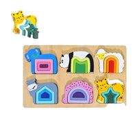 Thumbnail for GeoZoo | Tierisches Puzzlevergnügen - Montessori geometrisches Puzzle für Kinder