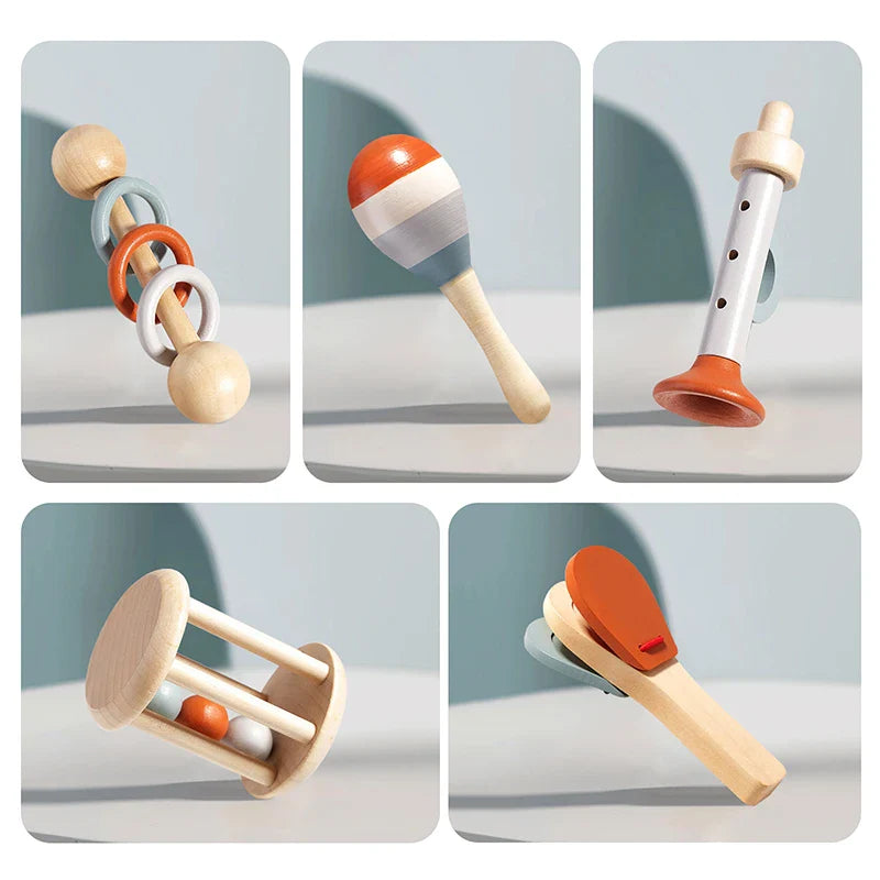 MelodyMates | Musikalische Entdeckungen - Educatives Musikinstrumente-Set für Babys und Kleinkinder