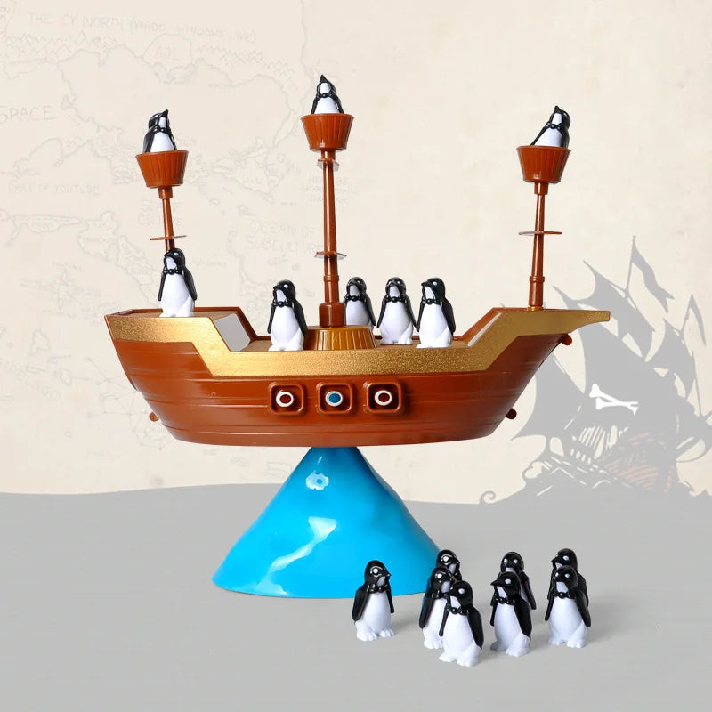 Bateau Pirate Équilibre | Convivialité & Tension - Plaisir de Jeu de Société