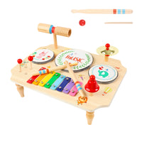 Thumbnail for MelodyMix | Scopri ritmo e suono - Set di strumenti musicali in legno per bambini