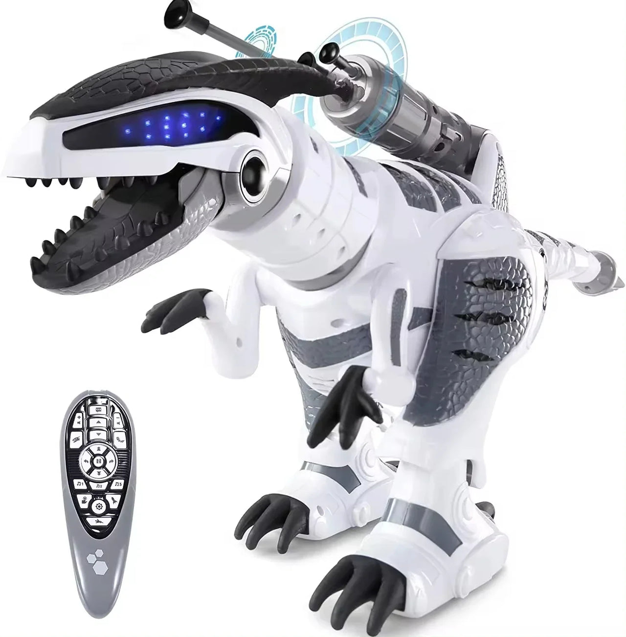 DinoBot | Avventura ruggente - Dinosauro RC interattivo con luce e suono