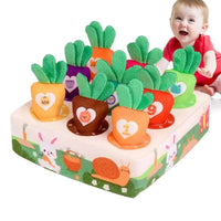 Thumbnail for CarrotHunt | Playful sniffing fun - Interactive plush carrot play mat for small animals