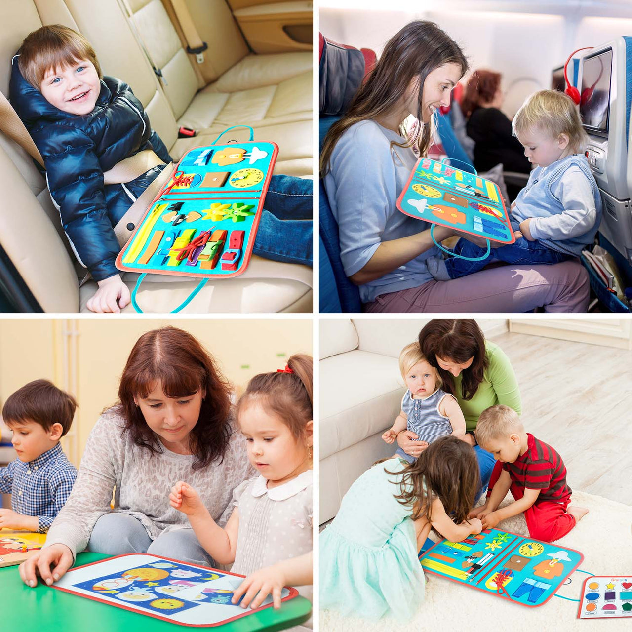 Toddler Activity Board | Play Fun and Learning - Montessori Toys