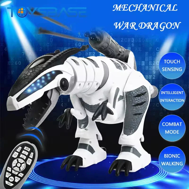 DinoBot | Avventura ruggente - Dinosauro RC interattivo con luce e suono