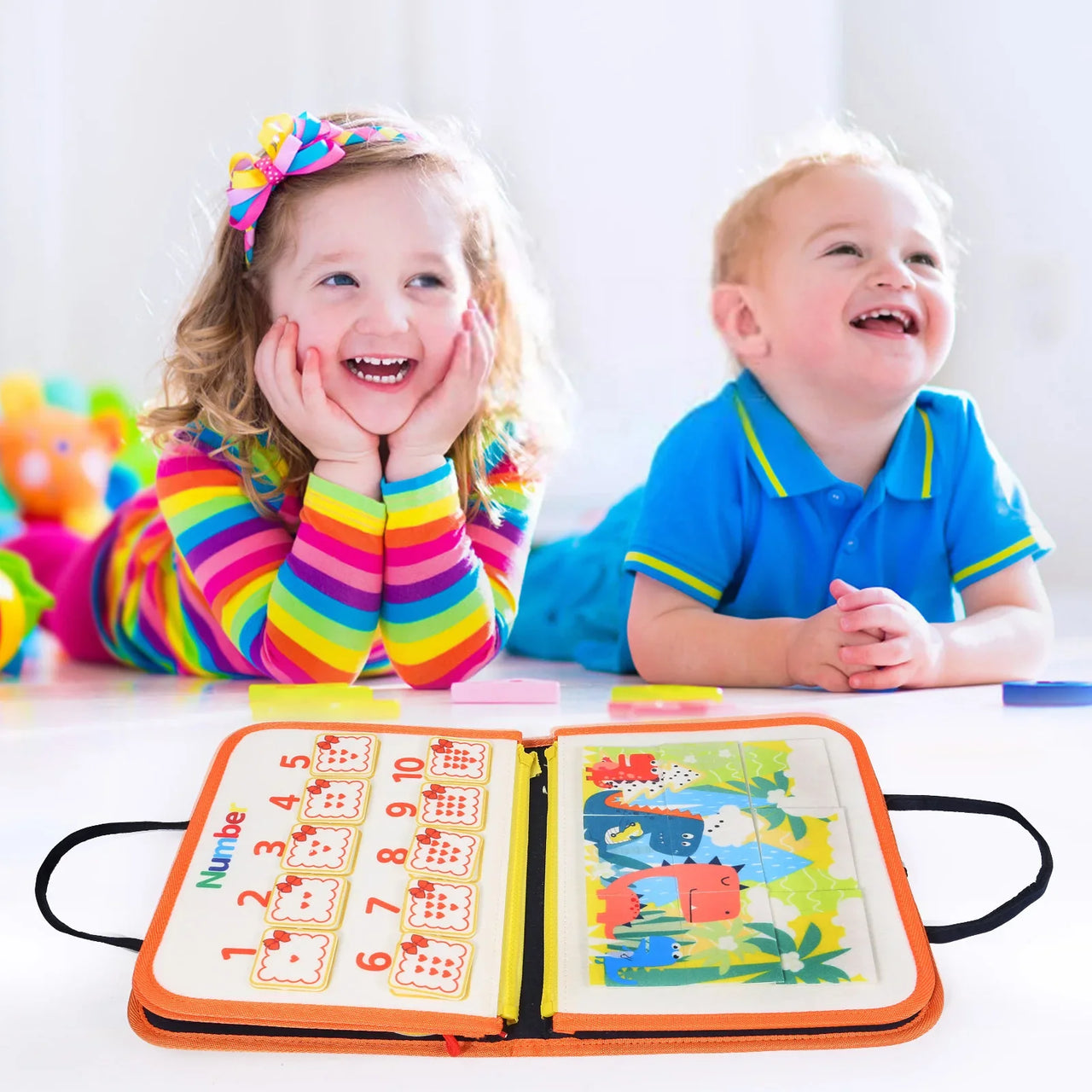 BusyBuddy | Entdecken und Lernen - Montessori Aktivitätenboard für Kleinkinder