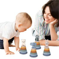 Thumbnail for Soft Stacker | Spielerisch entdecken - Montessori Stapelringe für Babys