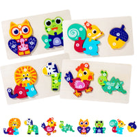 Thumbnail for LifeCycle Puzzel | Impara e scopri - Puzzle ciclo di vita degli animali in legno