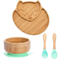Thumbnail for BambooGuard | Sicuro e Ecologico per Mangiare - Set di Piatti per Bambini con Ventosa