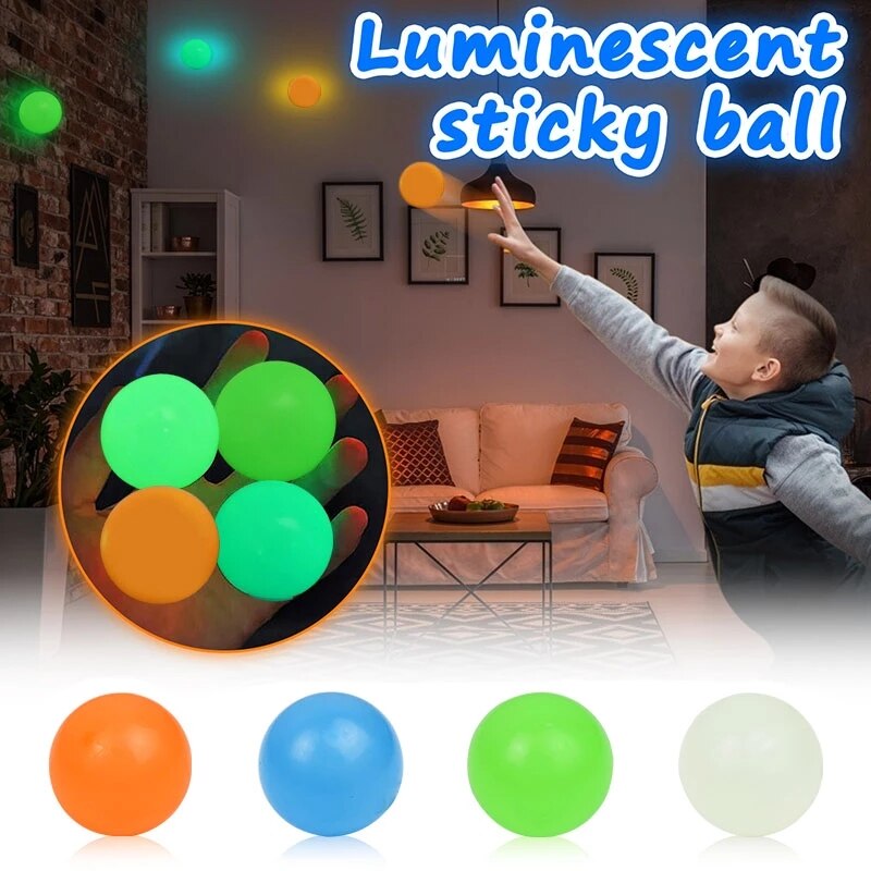 GlowBounce | Magischer Spielspaß im Dunkeln! - Leuchtende Stuitzbälle