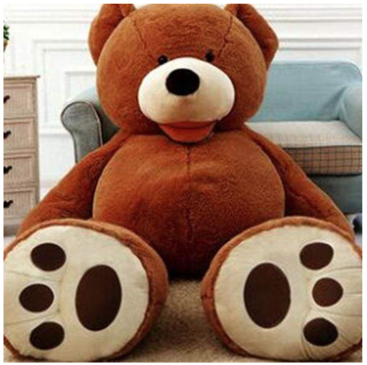 Orso Gigante Coccolone - Il peluche perfetto per il comfort - Porta abbracci e felicità in casa