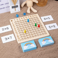 Thumbnail for Ecotoys MathMaster | Divertimento con i numeri per bambini intelligenti - Tavola di moltiplicazione Montessori in legno