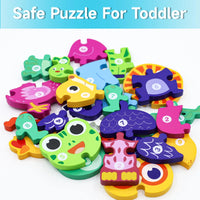 Thumbnail for LifeCycle Puzzel | Impara e scopri - Puzzle ciclo di vita degli animali in legno
