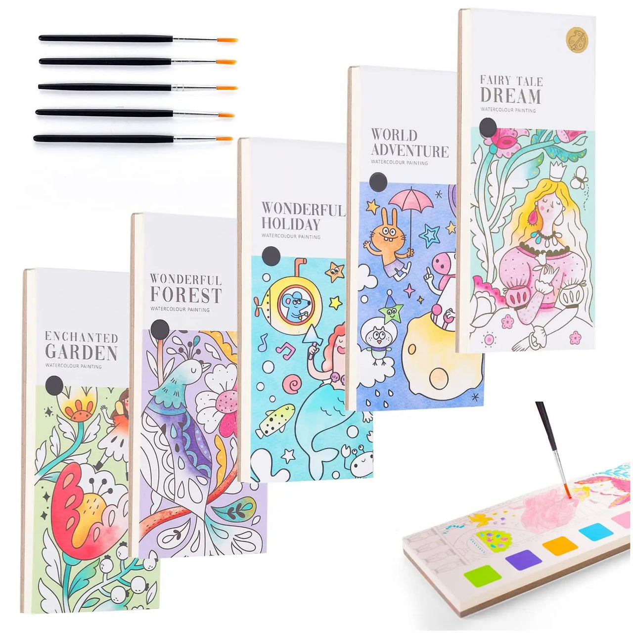 Watercolor Wonder | Discover the creative world of painting - Painting book for children