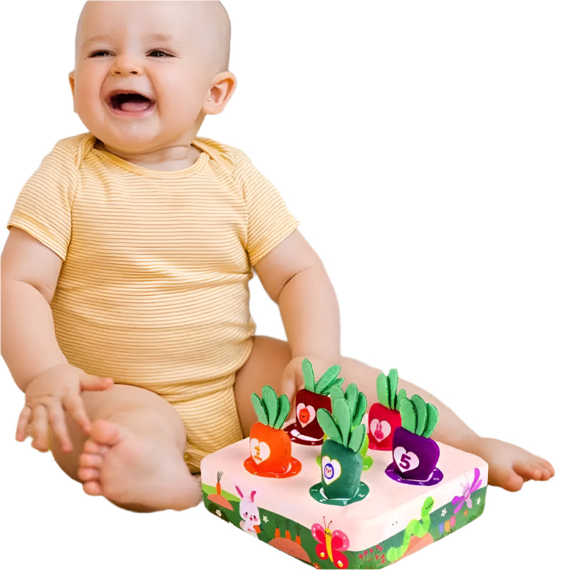 CarrotHunt | Playful sniffing fun - Interactive plush carrot play mat for small animals