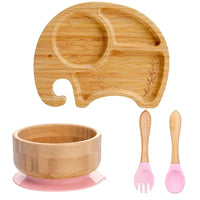 Thumbnail for BambooGuard | Sicuro e Ecologico per Mangiare - Set di Piatti per Bambini con Ventosa