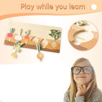 Thumbnail for MemoGroei | Spielerisches Lernen - Holz Montessori Gedächtnisspiel und Bauklötze
