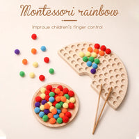 Thumbnail for RainbowStack | Kleurrijk leren - Houten sorteer- en stapelspel voor peuters