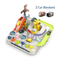 Thumbnail for GalaxyTrack | Weltraumabenteuer für junge Entdecker - Eisenbahn- und Parkhaus-Spielset für Kinder